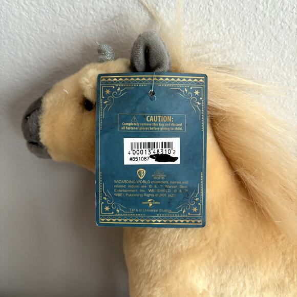 Wizarding World of Harry Potter Unicorn Plush Stuffed Animal Brown Horse NEW - Picture 7 of 8